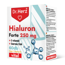Dr Herz Hialuron Forte 250 mg kapszula 60 db vitamin és táplálékkiegészítő