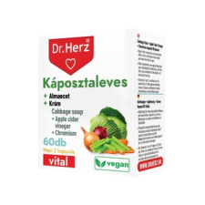 Dr. Herz Káposztaleves + Almaecet + Króm 60 db kapszula reform élelmiszer