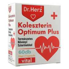 Dr. Herz koleszterin optimum plus kapszula 60db vitamin és táplálékkiegészítő