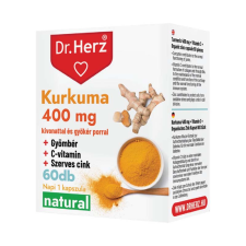Dr. Herz Kurkuma + C-vitamin kapszula 60x vitamin és táplálékkiegészítő