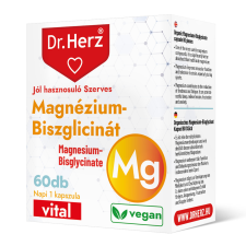  DR Herz Magnézium-Biszglicinát 60 db kapszula doboz vitamin és táplálékkiegészítő