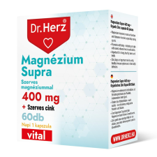 Dr. Herz Magnézium Supra 400 mg + Szerves Cink kapszula 60 db DOBOZOS vitamin és táplálékkiegészítő