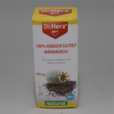  Dr.herz mákmagolaj 100% hidegen sajtolt 50 ml reform élelmiszer