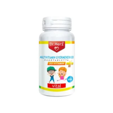 Dr. Herz Multivitamin gyerekeknek + D3 60 db rágótabletta vitamin és táplálékkiegészítő