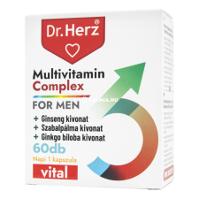 Dr. Herz multivitamin komplex kapszula férfiaknak 60 db vitamin és táplálékkiegészítő