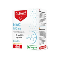 Dr. Herz NAC 750 mg 60 db kapszula vitamin és táplálékkiegészítő