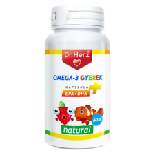 DR. HERZ OMEGA-3 GYEREK KAPSZULA 60DB vitamin és táplálékkiegészítő
