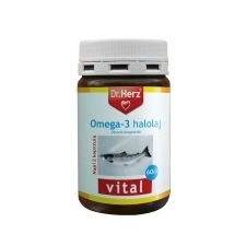 Dr Herz Omega-3 Halolaj 1000mg 60db lágyzselatin kapszula vitamin és táplálékkiegészítő