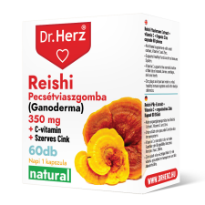  Dr.herz reishi 350mg+c-vitamin+szerves cink kapszula 60 db gyógyhatású készítmény