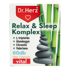DR.HERZ RELAX&SLEEP KAPSZULA 60 DB gyógyhatású készítmény