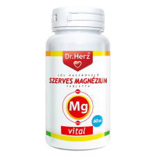  Dr. Herz Szerves Magnézium + B6 + D3 tabletta 60 db vitamin és táplálékkiegészítő