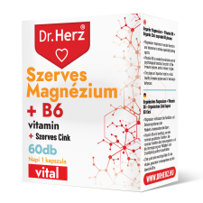 Dr. Herz Szerves Magnézium+B6+Szerves Cink kapszula 60 db DOBOZOS vitamin és táplálékkiegészítő