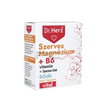 Dr. herz szerves magnézium+b6+szerves cink kapszula 60db vitamin és táplálékkiegészítő
