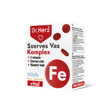 - Dr. herz szerves vas komplex+c-vitamin+szerves cink+folát kapszula 60db gyógyhatású készítmény