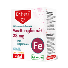 DR. HERZ VAS-BISZGLICINÁT 28MG KAPSZULA 60X vitamin és táplálékkiegészítő