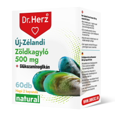  Dr.herz zöldkagyló kivonat 500 mg kapszula 60 db gyógyhatású készítmény