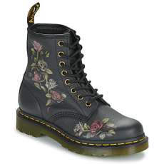 Dr. Martens Csizmák 1460 Decayed Roses Classic Tumbled Nappa Fekete 42