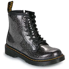 Dr. Martens Csizmák 1460 J Black Silver Nebula Glitter Fekete 32