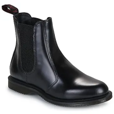Dr. Martens Csizmák Flora Boot Blk Smooth Fekete 39 női csizma, bakancs