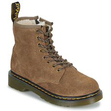 Dr. Martens Csizmák Serena J Dark Khaki Bronx Suede Bézs 31