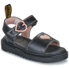 Dr. Martens Szandálok / Saruk Marlowe Hearts J Black+Powder Pink Fekete 36