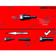 Dr.Motor Automotive csőkapcsoló, üzemanyag-vezeték DRM0168Q autóalkatrész