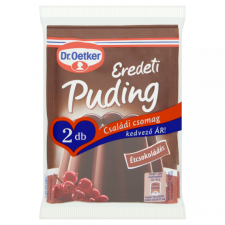 Dr. Oetker Eredeti Puding étcsokoládés pudingpor 2 x 52 g sütés és főzés