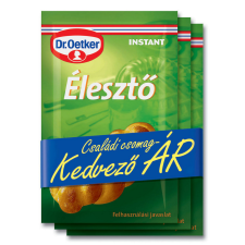 Dr. Oetker Instant élesztő 3 x 7 g alapvető élelmiszer