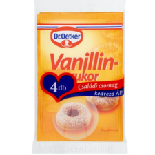  DR.OETKER VANILLINCUKOR CSALÁDI CS. 4X10G/8G alapvető élelmiszer