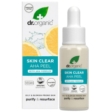 Dr Organic Skin Clear hámlasztó AHA-komplex-szel, 30 ml arctisztító