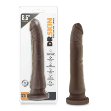 Dr Skin Dr. Skin 8,5 - tapadótalpas élethű dildó - barna (20,5cm) műpénisz, dildó