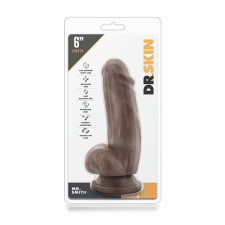 Dr. Skin Mr. Smith 7 inch Dildo Chocolate műpénisz, dildó