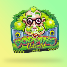Dr Sour Popping Candy Apple alma ízű robbanócukor 15g csokoládé és édesség