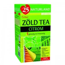 Dr Tea NATURLAND ZÖLD TEA CITROM ÍZESÍTÉSSEL 20 filter gyógytea
