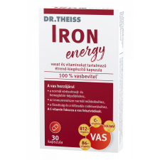 Dr. Theiss Dr.Theiss iron energy vasat és vitaminokat tartalmazó étrend-kiegészítő kapszula 30 db gyógyhatású készítmény
