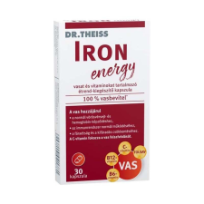  Dr. Theiss Iron Energy kapszula 30 db vitamin és táplálékkiegészítő