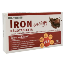 Dr. Theiss iron energy rágótabletta  30db vitamin és táplálékkiegészítő