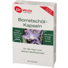  Dr.Wolz Borretschöl Borágoolaj Kapsz.60X vitamin és táplálékkiegészítő
