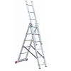 Drabest 3x6 fokos többcélú alumínium kitolható létra