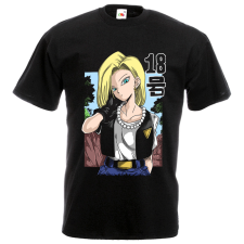  Dragon Ball Android 18 - Férfi Póló férfi póló
