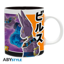 Dragon Ball Super bögre 320 ml Beerus VS Goku bögrék, csészék