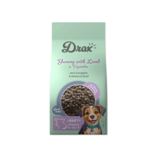  Drax Adults száraztáp felnőtt kutyáknak bárányhússal és zöldségekkel 3 kg kutyaeledel