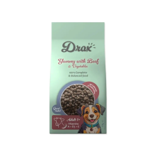  Drax Adults száraztáp felnőtt kutyáknak marhahússal és zöldségekkel 3 kg kutyaeledel