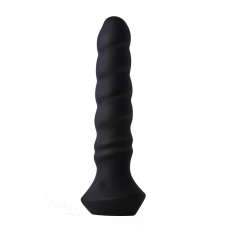 Dream Toys Dark Desires Regina - akkus, tekergő anál vibrátor (fekete) anál