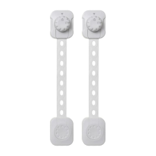  DREAMBABY Biztonsági zár univerzális TWIST &#039;N LOCK 2 darab fehér bababiztonság