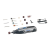 Dremel F0137760JA Lite 7760-15 15 db-os akkumulátoros multifunkcionális szerszámkészlet