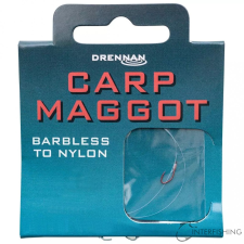Drennan Barbless Carp Maggot 16-3.8lb előkötött horog horog