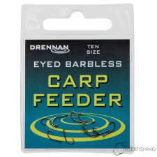 Drennan Eyed Barbless Carp Feeder 08 horog horog