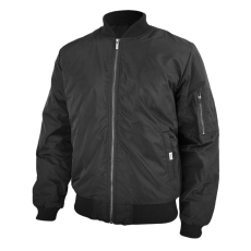  Dressa Basic cipzáros férfi bomber dzseki - fekete
