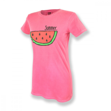 Dressa Dressa Melon Dinnyés pamut női póló - pink | M női póló